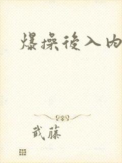 爆操后入内射