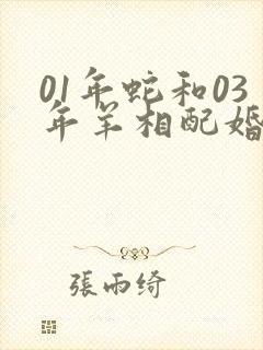 01年蛇和03年羊相配婚姻如何