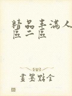 精品丰满人妻一区二区