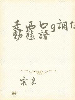 走西口g调伴奏动态谱