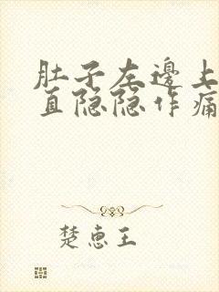 肚子左边上面一直隐隐作痛是怎么回事封面