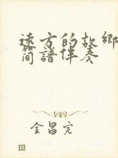 远方的故乡动态简谱伴奏