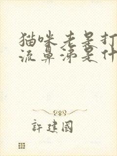 猫咪老是打喷嚏流鼻涕是什么原因