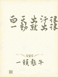 白天出汗很多,一动就出很多汗