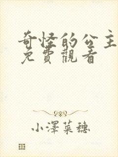 奇怪的公主殿下免费观看封面