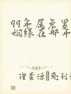 99年属兔男的姻缘在哪年封面