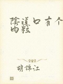 阴道口有个小肉肉粒封面