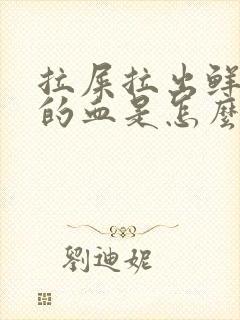 拉屎拉出鲜红色的血是怎么回事