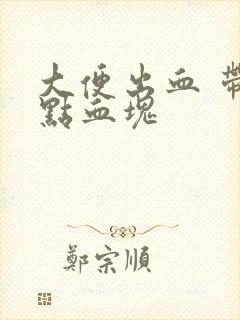 大便出血 带一点血块