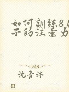 如何训练8岁孩子的注意力