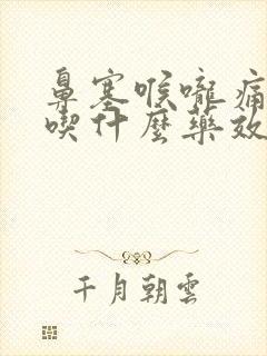 鼻塞喉咙痛有痰吃什么药效果好