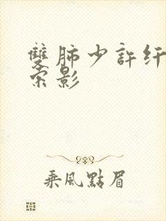 双肺少许纤维条索影