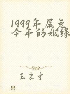 1999年属兔今年的姻缘