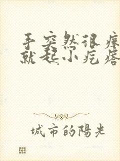 手突然很痒一挠就起小疙瘩