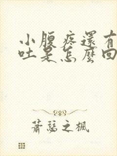 小腹疼还有点想吐是怎么回事封面