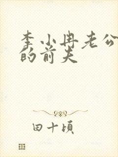 李小冉老公是谁的前夫