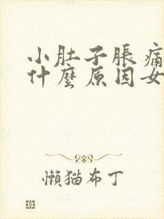 小肚子胀痛腰酸什么原因女性封面