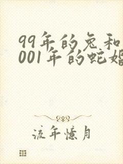 99年的兔和2001年的蛇婚姻配吗