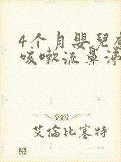 4个月婴儿感冒咳嗽流鼻涕怎么办封面