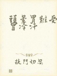 头晕胃难受想吐冒冷汗