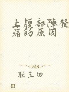 上腹部阵发性绞痛的原因