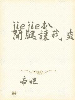 jiejie扒开腿让我爽了一夜
