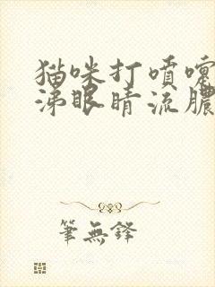 猫咪打喷嚏流鼻涕眼睛流脓还红肿