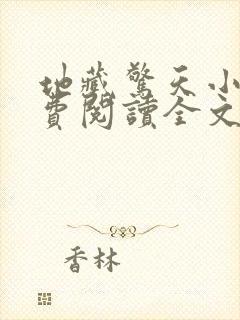 地藏惊天小说免费阅读全文最新章节