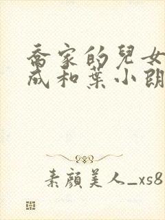 乔家的儿女乔一成和叶小朗结局封面