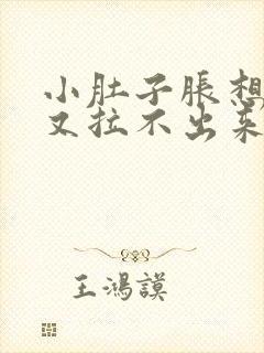 小肚子胀想大便又拉不出来怎么回事