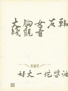 大胸女友韩国在线观看