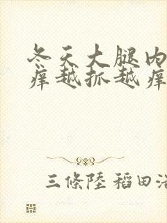 冬天大腿内侧痒痒越抓越痒有小红疙瘩