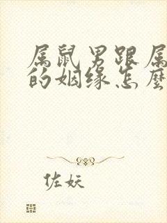 属鼠男跟属虎女的姻缘怎么样