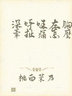 深呼吸左胸口有牵扯痛怎么回事封面