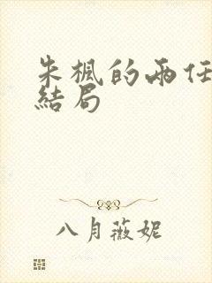 朱枫的两任丈夫结局