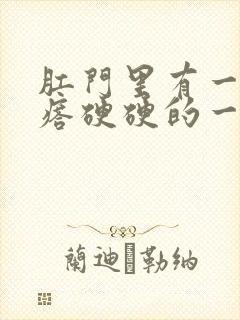 肛门里有一个疙瘩硬硬的一碰就疼封面