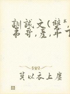 训诫文(双*,弟哥,产,年下)小说