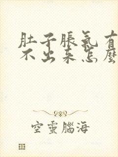 肚子胀气有屎拉不出来怎么办