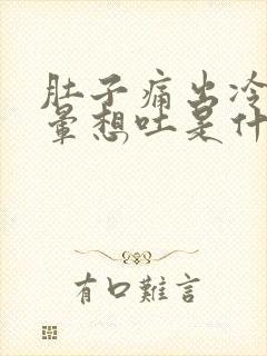 肚子痛出冷汗头晕想吐是什么原因