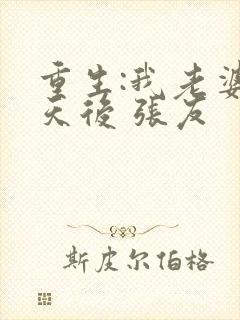 重生:我老婆是天后 张友封面