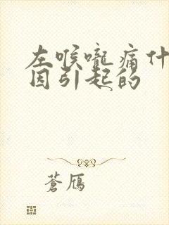 左喉咙痛什么原因引起的