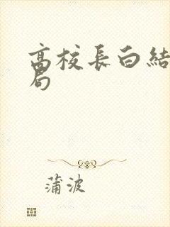 高校长白结大结局封面