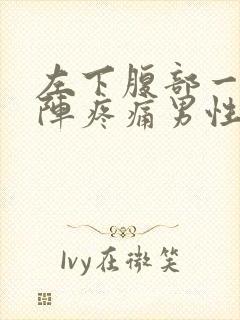 左下腹部一阵一阵疼痛男性