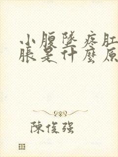 小腹坠疼肛门坠胀是什么原因引起的