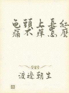 龟头上长红斑不痛不痒怎么回事