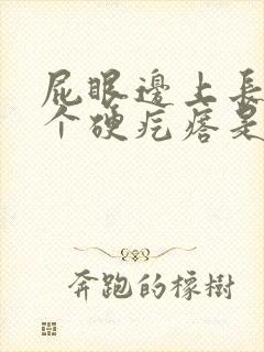 屁眼边上长了一个硬疙瘩是怎么回事