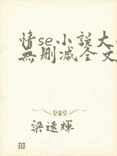 情se小说大全无删减全文阅读