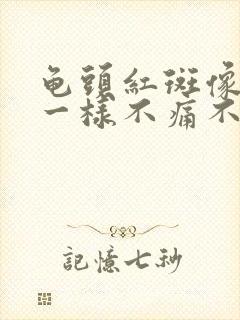 龟头红斑像破皮一样不痛不痒封面