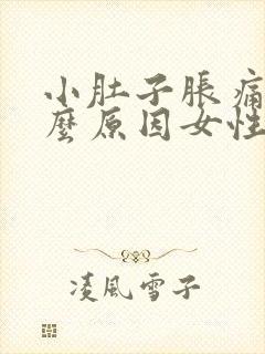 小肚子胀痛是什么原因女性