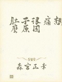 肚子很痛想吐什么原因封面